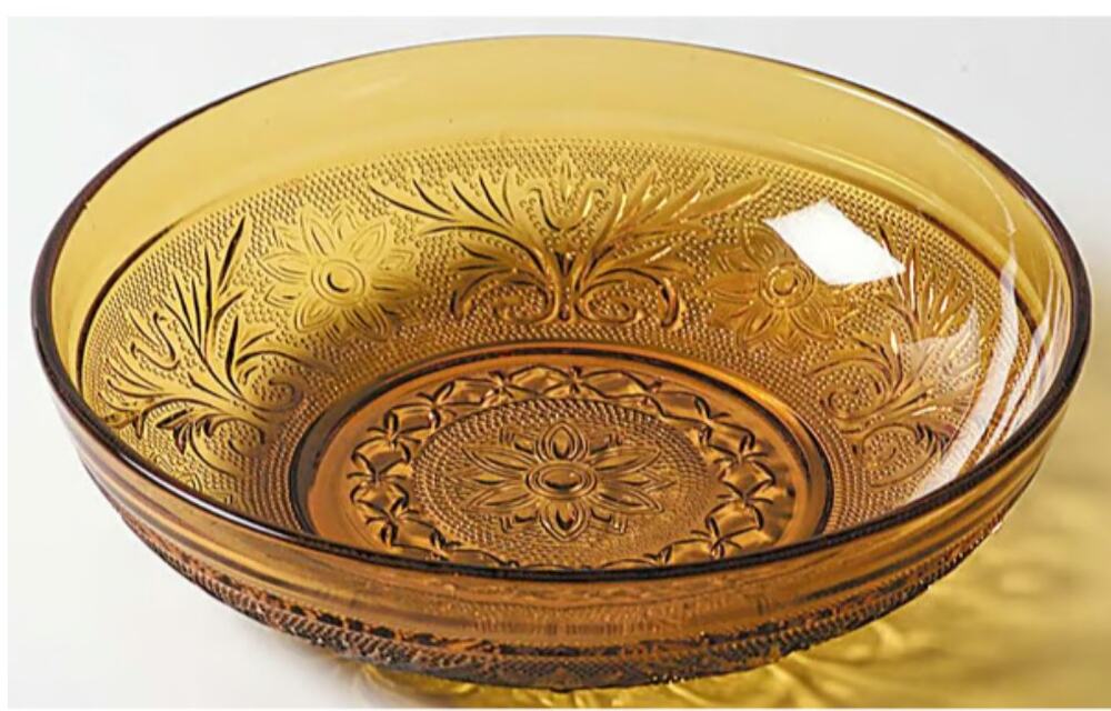 Vintage Cereal Bowl in Sandwich Desert Gold by Anchor Hocking